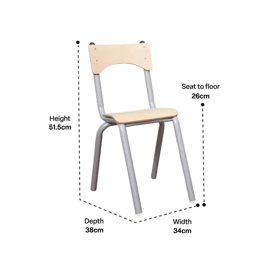 Natural Spaces - Chair - 26cm Seat Height - Modern Teaching Aids NZ