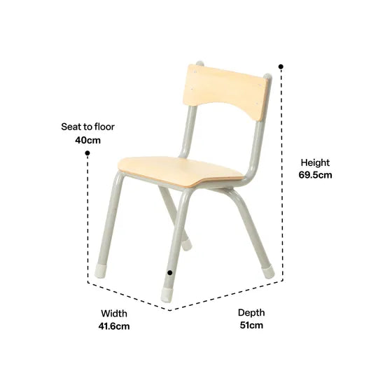 Natural Spaces - Chair - 40 cm Seat Height - Modern Teaching Aids NZ