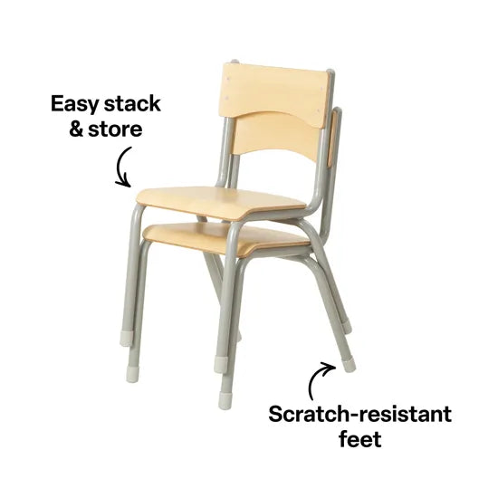 Natural Spaces - Chair - 45cm Seat Height - Modern Teaching Aids NZ