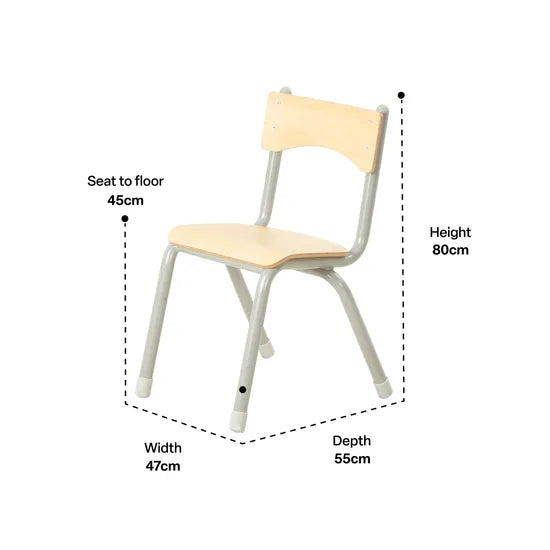 Natural Spaces - Chair - 45cm Seat Height - Modern Teaching Aids NZ