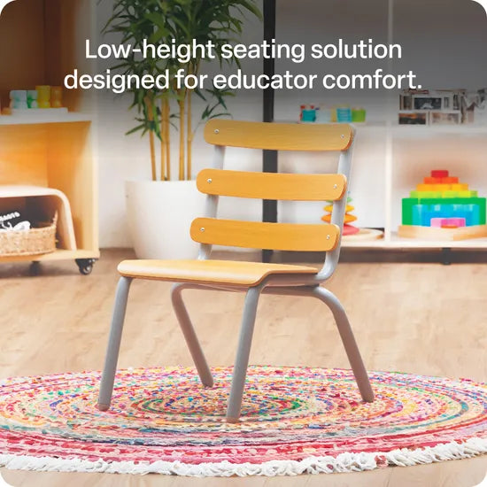 Natural Spaces - Low Heavy Duty Adult Chair - 35 cm Seat Height - Modern Teaching Aids NZ