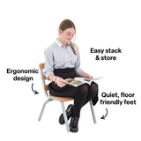 Natural Spaces - Low Heavy Duty Adult Chair - 35 cm Seat Height - Modern Teaching Aids NZ