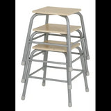 Natural Spaces - Stackable Metal Stool - 45 cm Seat Height - Modern Teaching Aids NZ