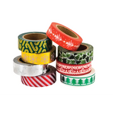 Christmas Washi Tape - 8 Rolls - Modern Teaching Aids NZ