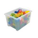 Large Clear Container 35x26x21cm No Lid - Modern Teaching Aids NZ