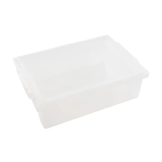 Plastic Container with Lid Small Clear - 10.5 cm - Modern Teaching Aids NZ