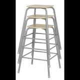 Natural Spaces - Stackable Metal Stool - 70 cm Seat Height - Modern Teaching Aids NZ
