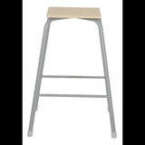 Natural Spaces - Stackable Metal Stool - 70 cm Seat Height - Modern Teaching Aids NZ