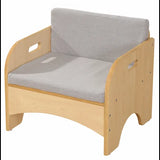 Natural Spaces - Single Children's Sofa - 51x45x46 - Modern Teaching Aids NZ