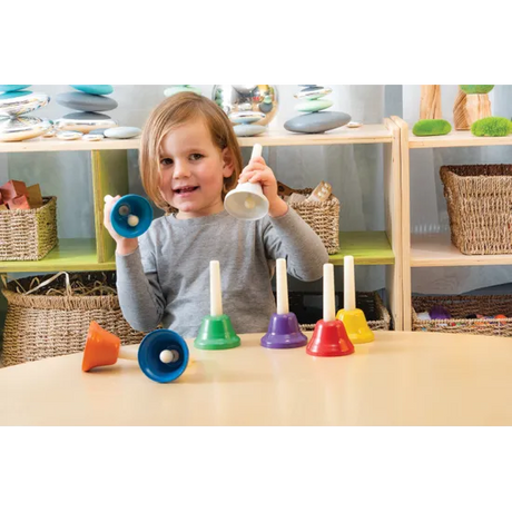 Rainbow Music Bells - Set of 8 - Modern Teaching Aids NZ