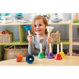 Rainbow Music Bells - Set of 8 - Modern Teaching Aids NZ
