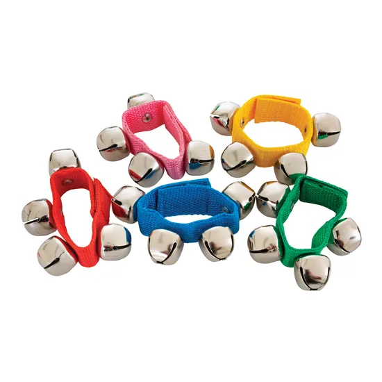 Wrist Bells in a Jar - Jar of 20 - Modern Teaching Aids NZ