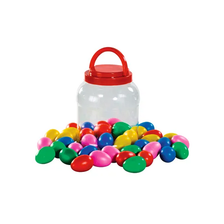 Egg Shakers in a Jar - Jar of 40 - Modern Teaching Aids NZ