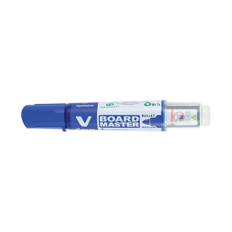 Pilot BegreeN V Master Whiteboard Markers Bullet Blue - Pack of 10 - Modern Teaching Aids NZ