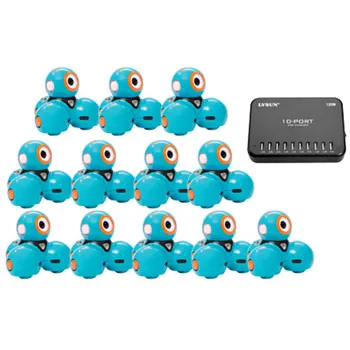 Dash - Set of 12 Robots & 10-Port USB Charger - Modern Teaching Aids NZ