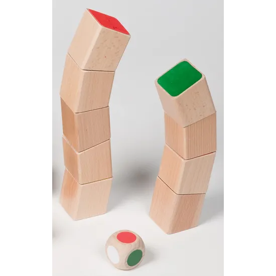 Leaning Wooden Stack - Modern Teaching Aids NZ
