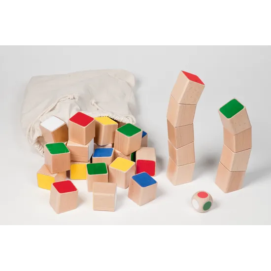 Leaning Wooden Stack - Modern Teaching Aids NZ