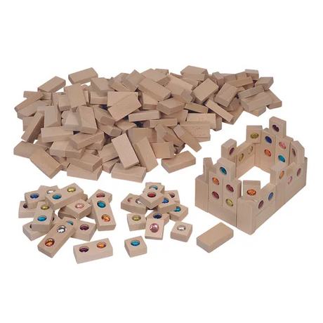 Gem Building Bricks - 235 pieces - Modern Teaching Aids NZ