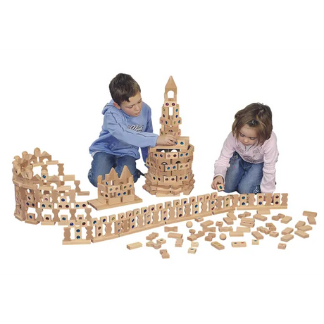 Gem Building Bricks - 235 pieces - Modern Teaching Aids NZ
