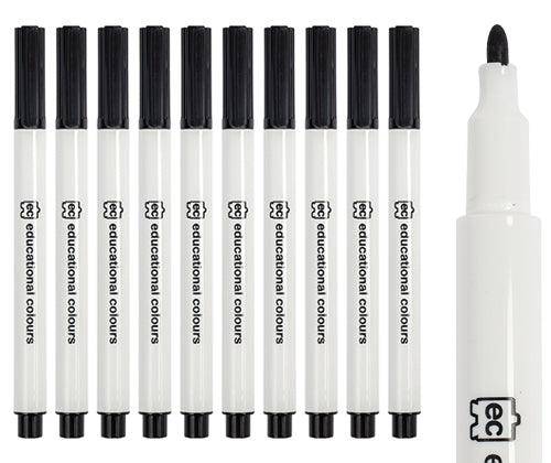 Whiteboard Marker Black 10pk