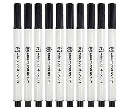 Whiteboard Marker Black 10pk