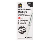 Whiteboard Marker Black 10pk