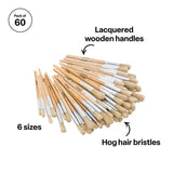 Round Brushes - Pack of 60 - Modern Teaching Aids NZ