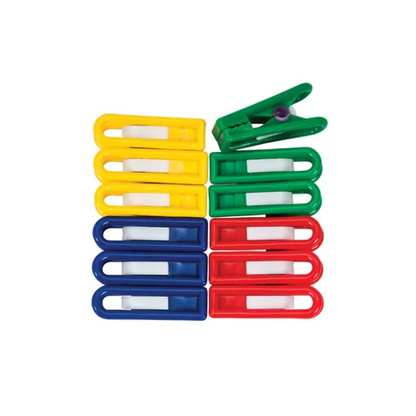 Painting Pegs - Pack of 12 - Modern Teaching Aids NZ