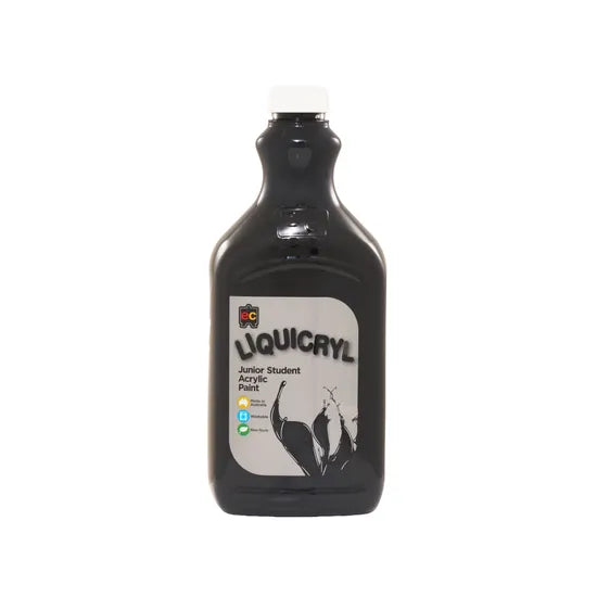 Liquicryl Acrylic Paint 2 L - Black