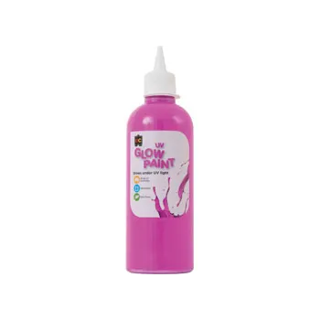 UV Glow Paint 500ml - Magenta - Modern Teaching Aids NZ