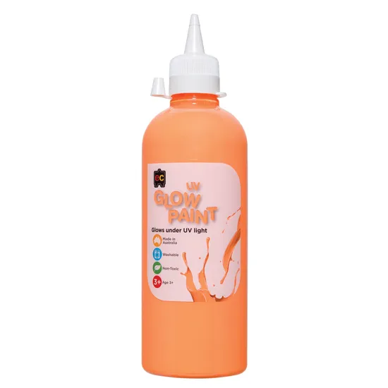 UV Glow Paint 500 ml - Set of 6
