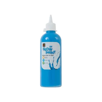 UV Glow Paint 500ml - Blue - Modern Teaching Aids NZ