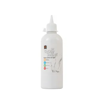 UV Glow Paint 500ml - White - Modern Teaching Aids NZ