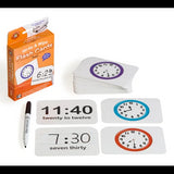 Write & Wipe Flash Cards - Time - Modern Teaching Aids NZ