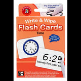Write & Wipe Flash Cards - Time - Modern Teaching Aids NZ