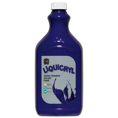 Liquicryl Acrylic Paint - Purple 2 Litre - Modern Teaching Aids NZ