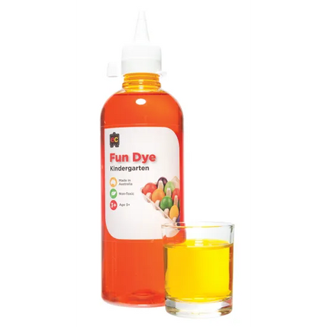 Kindergarten Fun Dye - Yellow 500ml - Modern Teaching Aids NZ