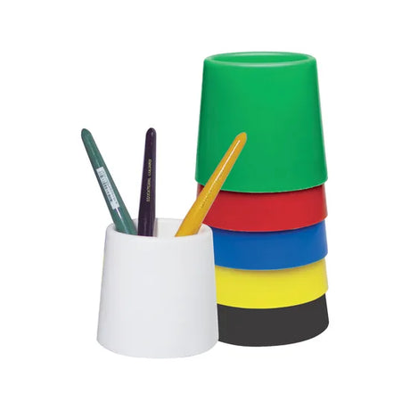 Coloured Water Pots - Pack of 6 - Modern Teaching Aids NZ