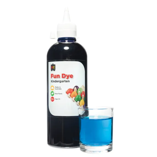 Kindergarten Fun Dye - Blue 500ml - Modern Teaching Aids NZ
