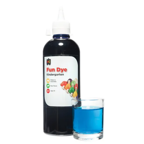 Kindergarten Fun Dye - Blue 500ml - Modern Teaching Aids NZ