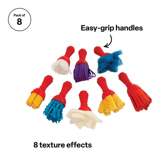Texture Wands - Assorted Set of 8 - Modern Teaching Aids NZ