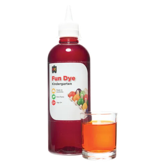 Kindergarten Fun Dye - Orange 500ml - Modern Teaching Aids NZ