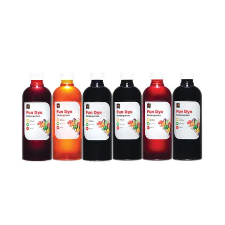 Fun Dye Kit - Set of 6 Colours - Modern Teaching Aids NZ