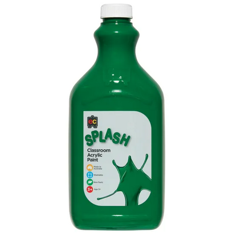 Classroom Splash Acrylic Paint 2L Martian Green - Modern Teaching Aids NZ