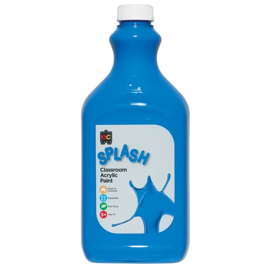 Classroom Splash Acrylic Paint 2L Sky Blue - Modern Teaching Aids NZ