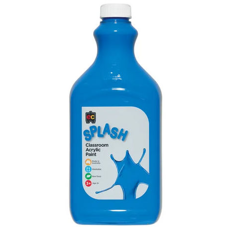 Classroom Splash Acrylic Paint 2L Sky Blue - Modern Teaching Aids NZ