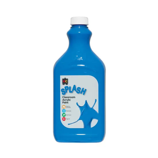 Splash Acrylic Paint 2 L - Sky Blue - Modern Teaching Aids NZ