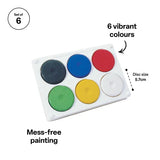 Tempera Block Paint Set of 6 Colours - Modern Teaching Aids NZ