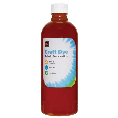 Craft Dye - Yellow 500ml - Modern Teaching Aids NZ