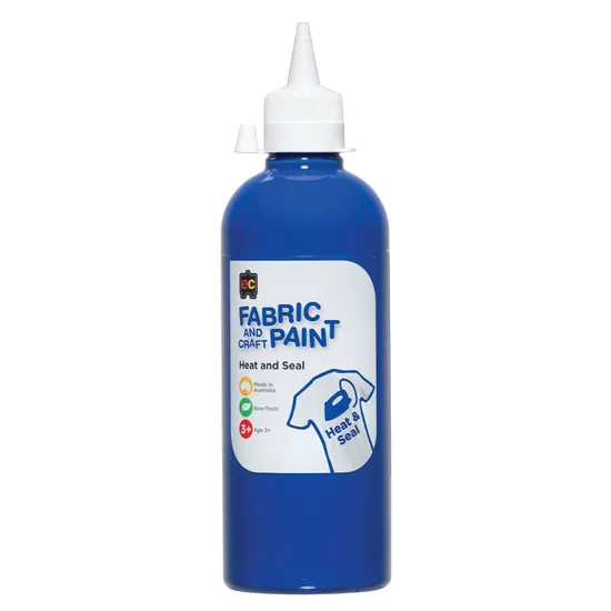 Fabric and Craft Paint Dark Blue 500ml - Modern Teaching Aids NZ